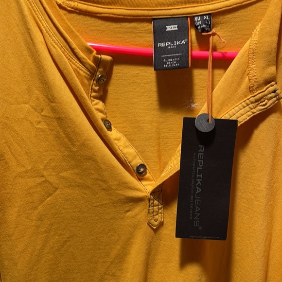 Gold Henley - Picture 2 of 5